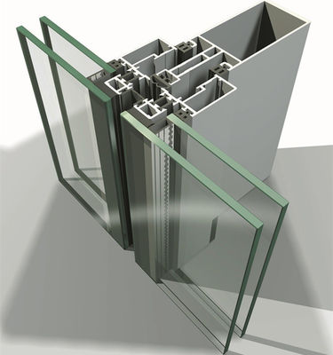 유리 알루미늄 커튼 월 구축